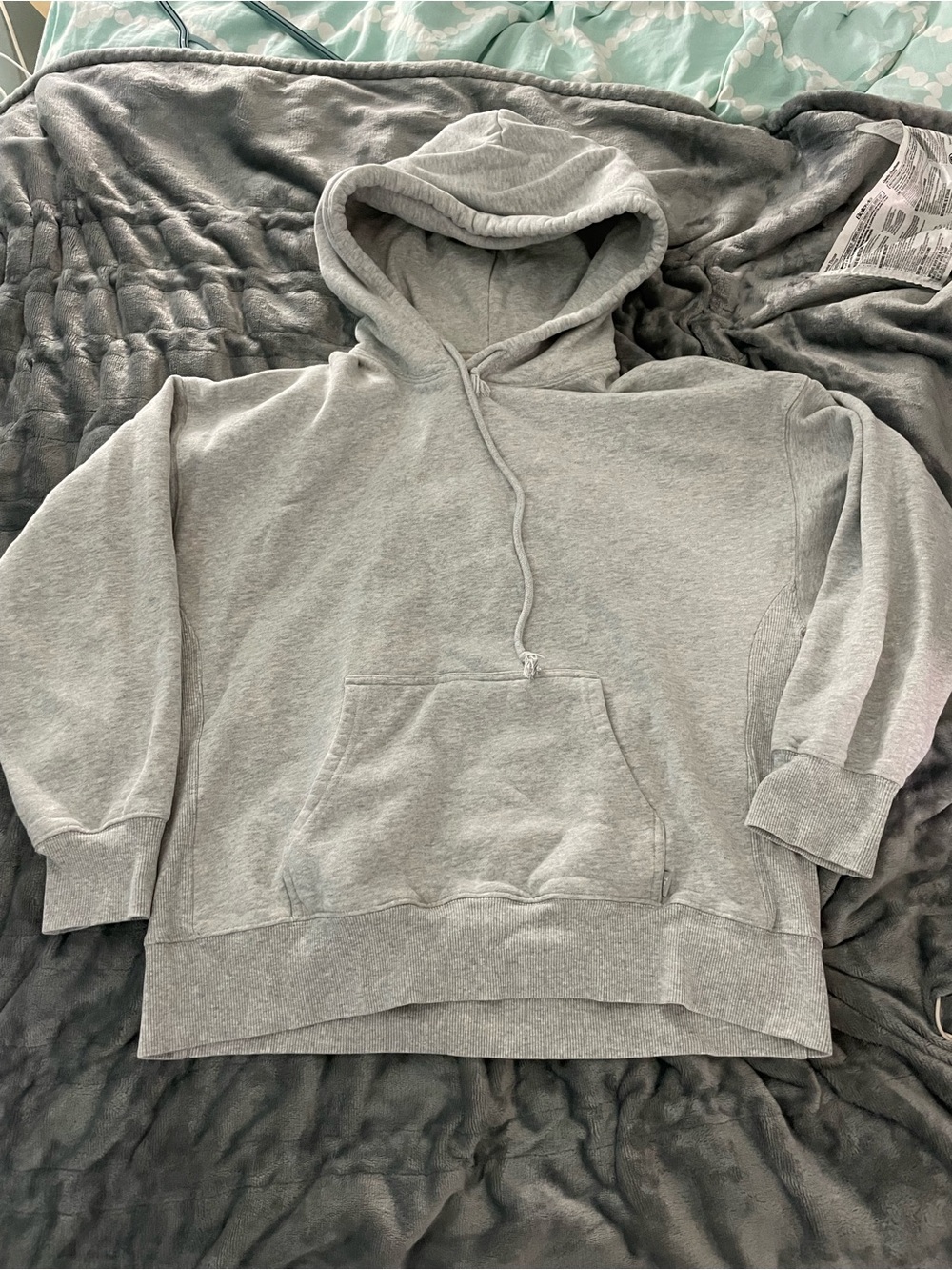 TNA Light Gray Crewneck Hoodie Sweatshirt